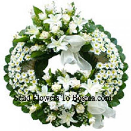 White Graceful Wreath