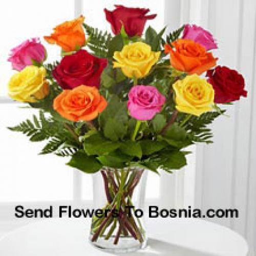 12 Cute Mixed Roses